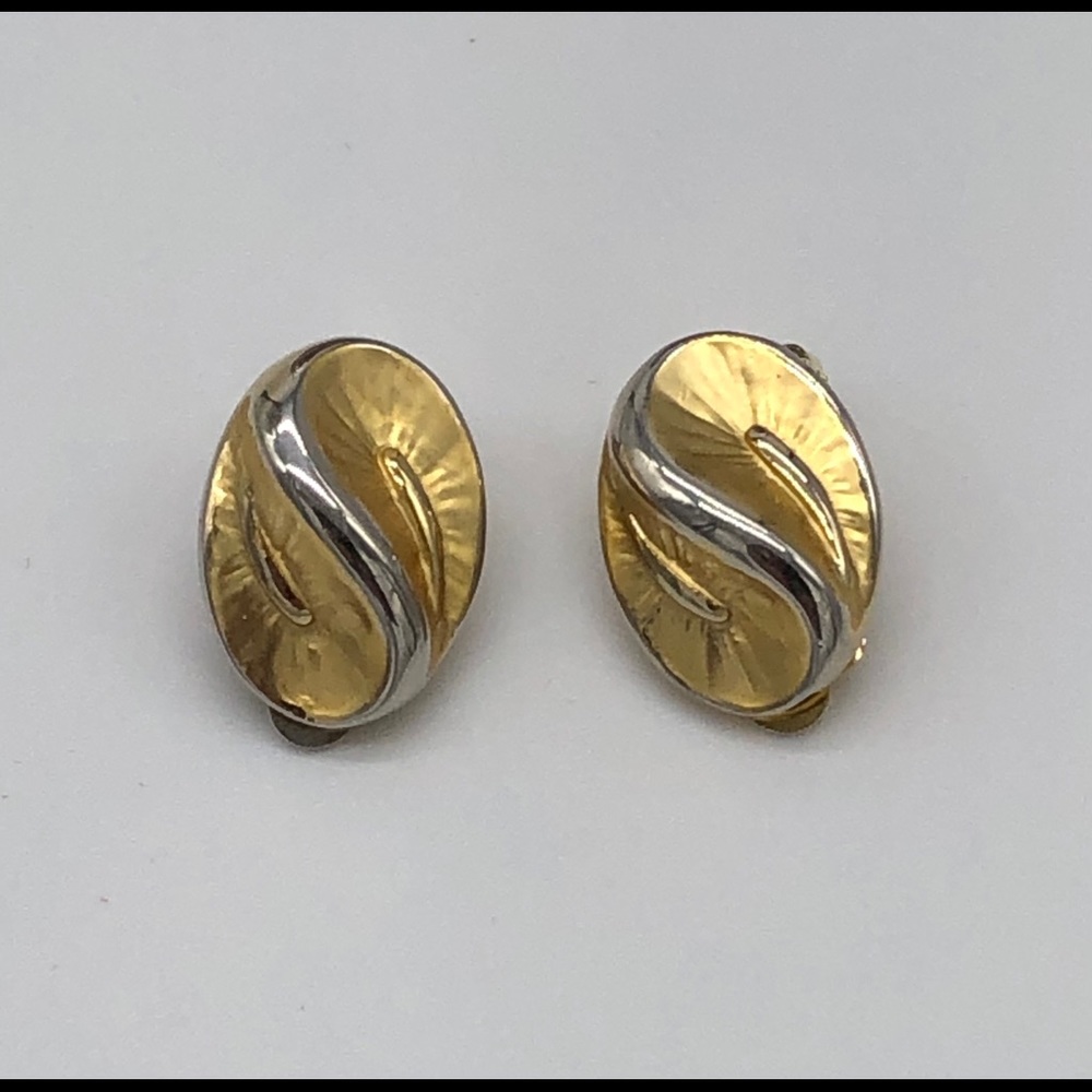 Italian oval earrings